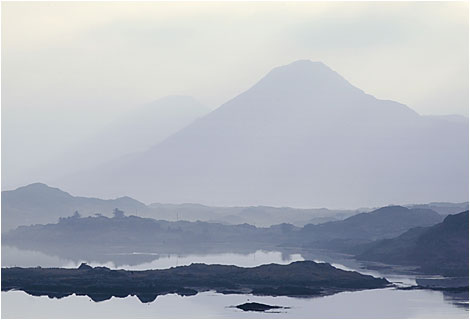 Diamond Hill in the mist.