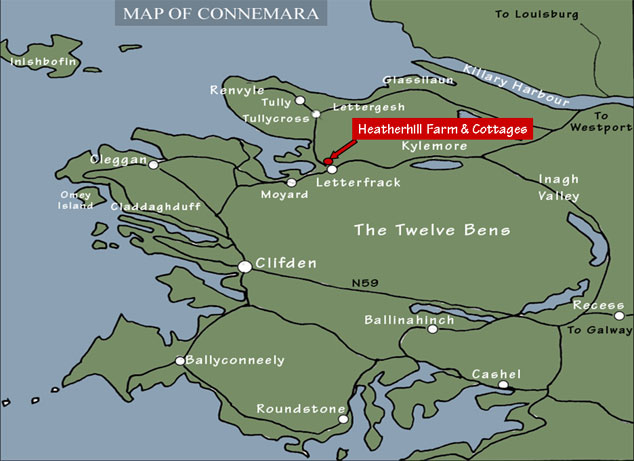 Map of Connemara